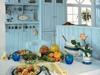 Кухня «Селеста голубая»
